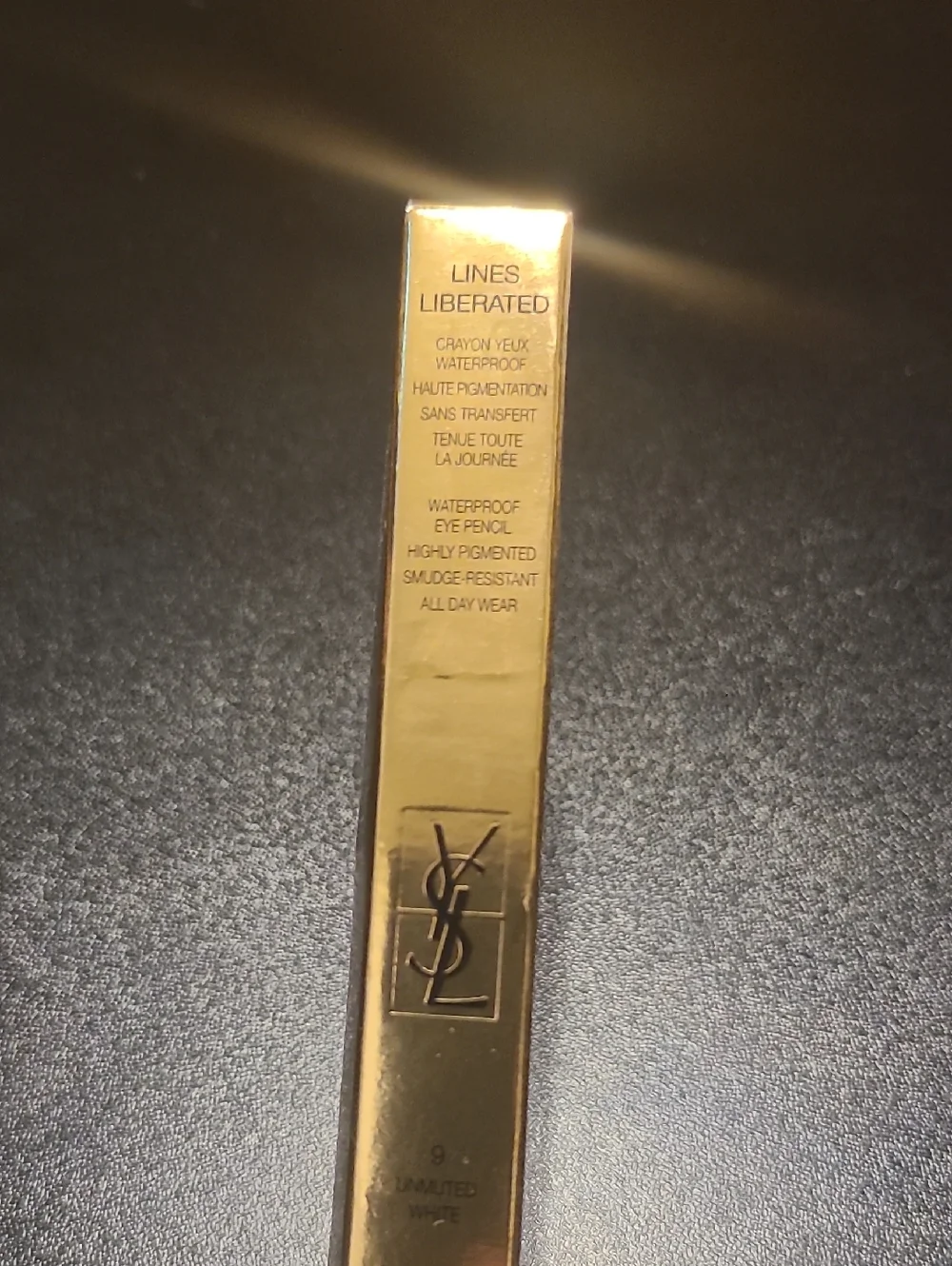 YSL NIB Unmuted Whte Lines Liberated Waterproof Eyeliner